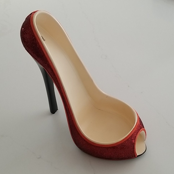 Other - Wine Holder Red Sequin Heel